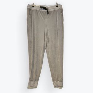 LuLaRoe Cozy Grey Velour Jogger Pants